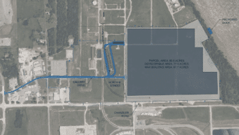 Port Muskogee South (formerly Frontier Terminal) at 4511 Callery Drive, Muskogee, Oka. (Courtesy of Port Muskogee)